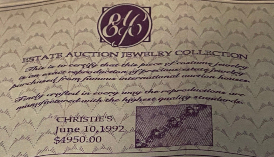 Estate Auction Jewelry Collection reproduction of an estate sale on a Famous Auction House