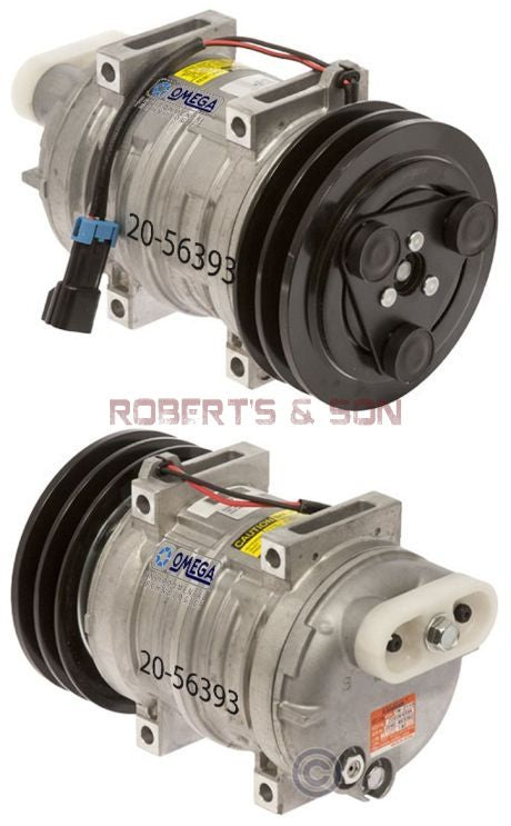 OEM Valeo A/C Compressor – Model 56393 Seltec TM‑21HX 12 V R‑134a 2‑Groove PAG 46 Oil Pre‑Charged