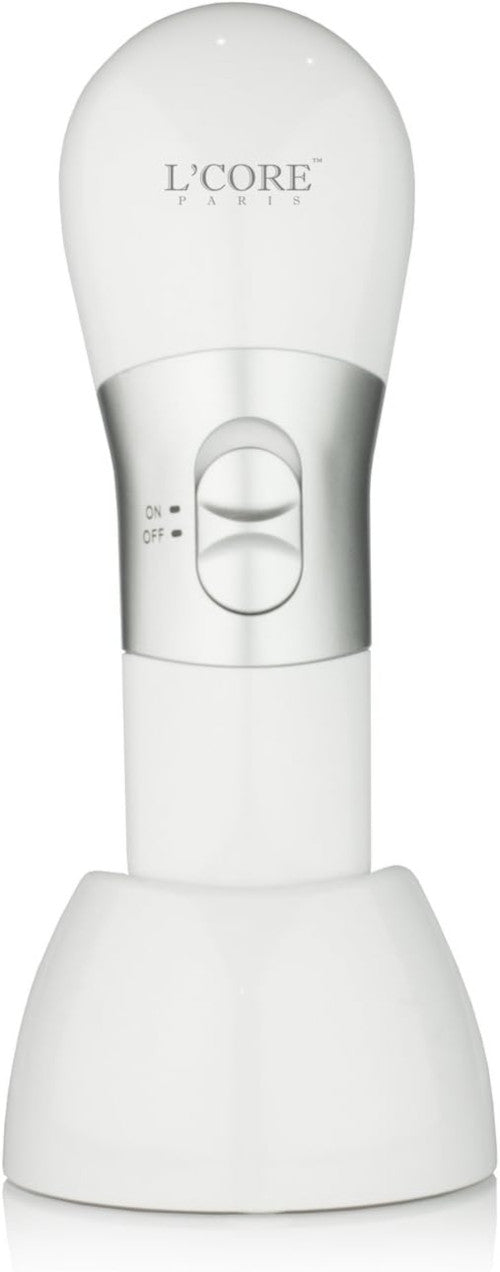 Sistema de limpieza con cepillo facial y corporal L'Core Paris - Cepillo facial exfoliante Microdermoabrasión Minimizador de poros para limpiar la piel, ayudar a eliminar el acné, las manchas oscuras y los puntos negros