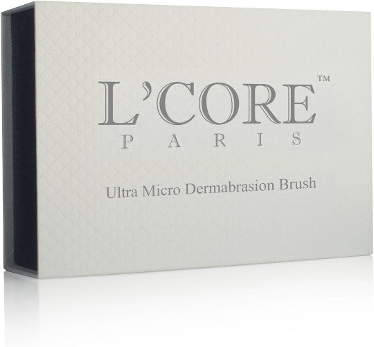 Sistema de limpieza con cepillo facial y corporal L'Core Paris - Cepillo facial exfoliante Microdermoabrasión Minimizador de poros para limpiar la piel, ayudar a eliminar el acné, las manchas oscuras y los puntos negros