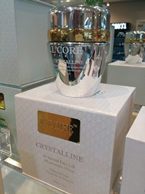 L’CORE PARIS Crystalline 60 Second Facelift 1.2 fl oz – Instant Lifting Mask with Diamond Dust & Neuropeptides