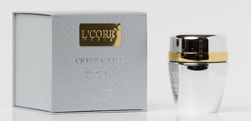 L’CORE PARIS Crystalline 60 Second Facelift 1.2 fl oz – Instant Lifting Mask with Diamond Dust & Neuropeptides