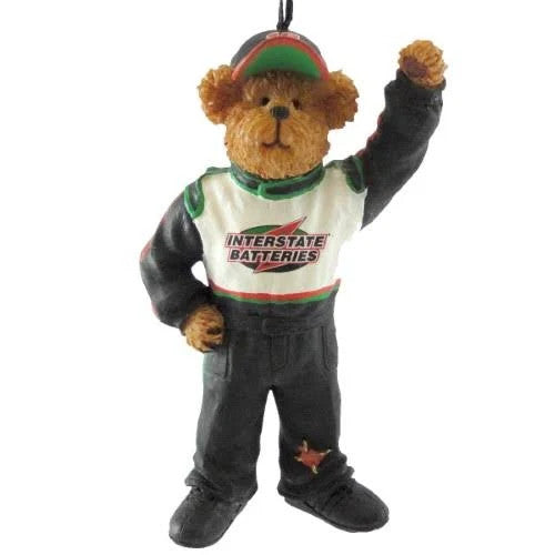 Boyds Racing Family Bobby Labonte #18 Ornament 4" – Hand-Painted NASCAR Bearstone Collectible (2004 Retired)