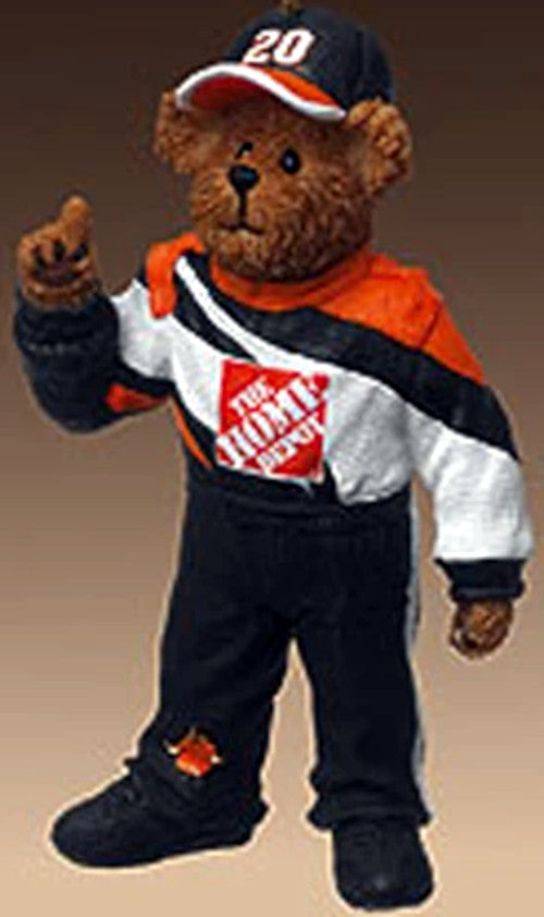 Boyds Racing Family Tony Stewart #20 Ornament 4" – Hand-Painted NASCAR Bearstone Collectible (2004 Retired)