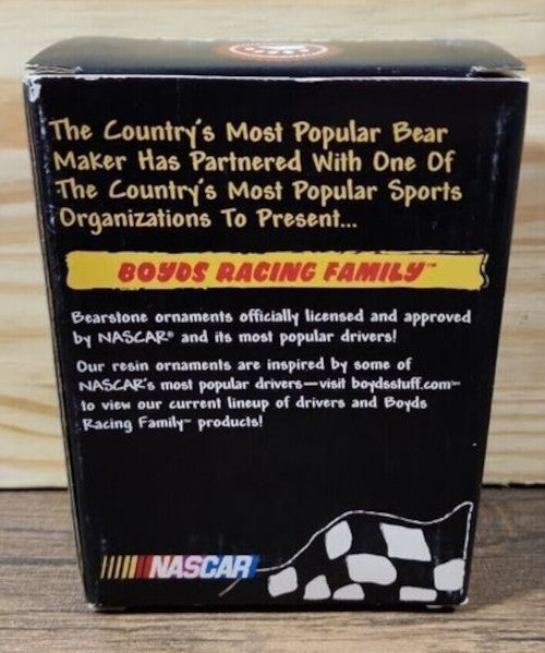 Boyds Racing Family Tony Stewart #20 Ornament 4" – Hand-Painted NASCAR Bearstone Collectible (2004 Retired)