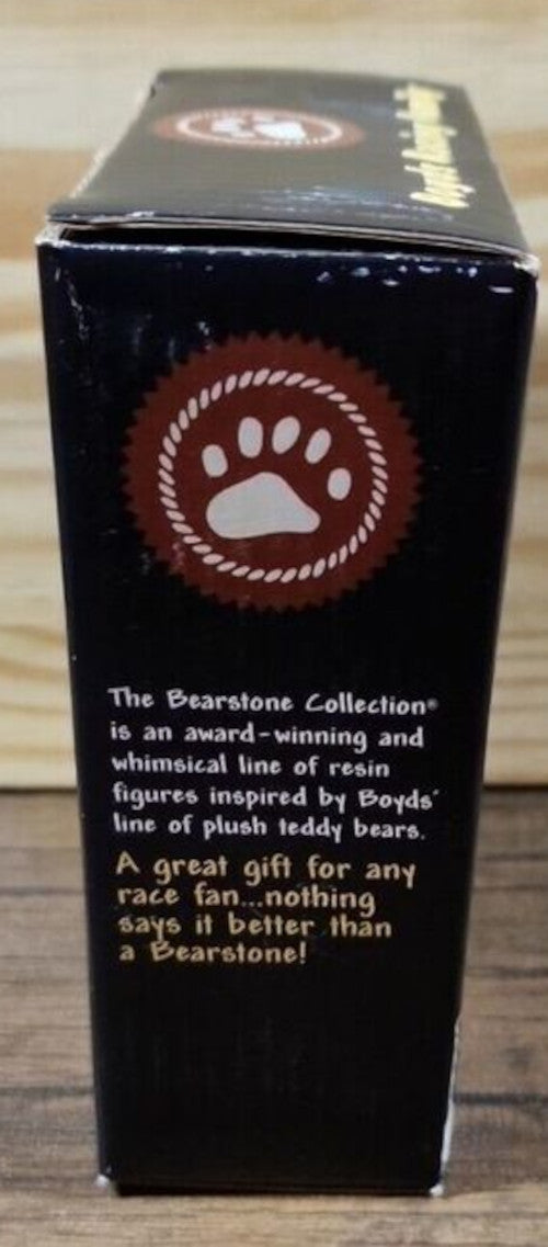Boyds Racing Family Bobby Labonte #18 Ornament 4" – Hand-Painted NASCAR Bearstone Collectible (2004 Retired)