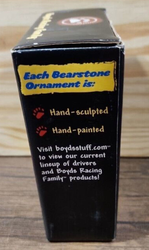 Boyds Racing Family Bobby Labonte #18 Ornament 4" – Hand-Painted NASCAR Bearstone Collectible (2004 Retired)
